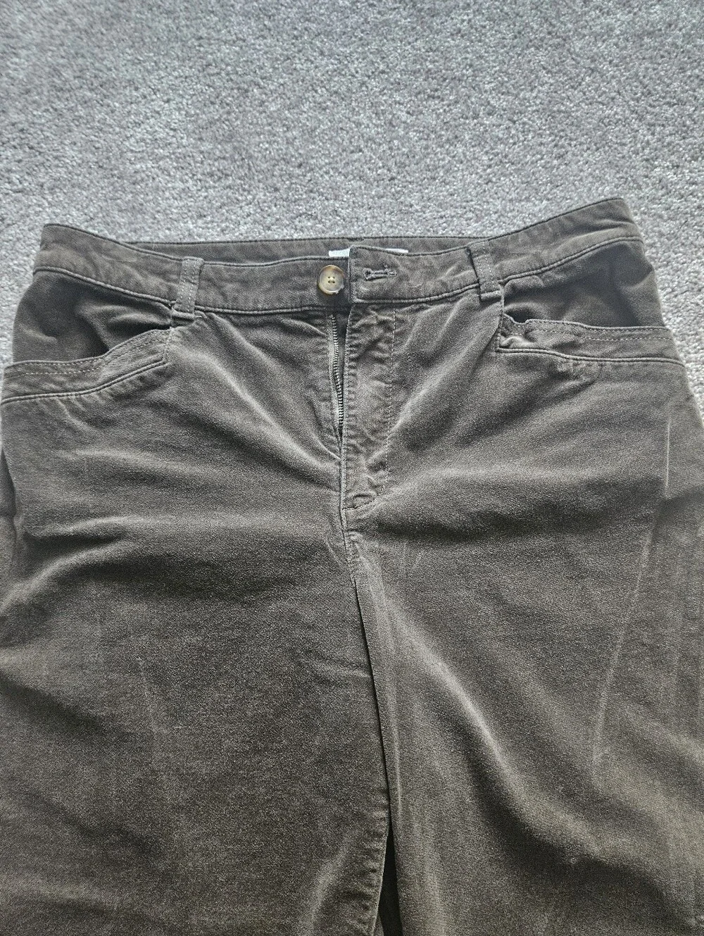 LOFT barrel pants in stretch velvet